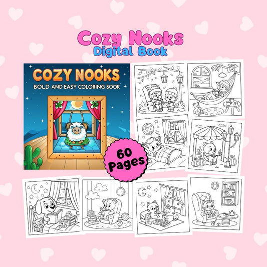 Coloring Book - Cozy Nooks